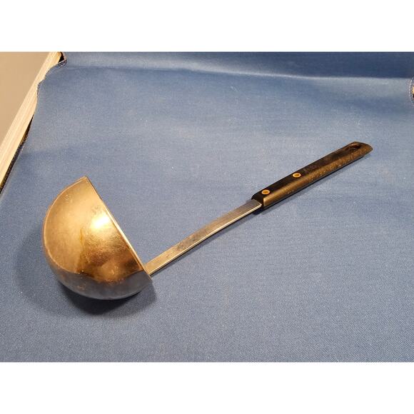 Vintage Royal Brand Sharpcutter Stainless Steel Soup Ladle w/Plastic Handle - Picture 1 of 9